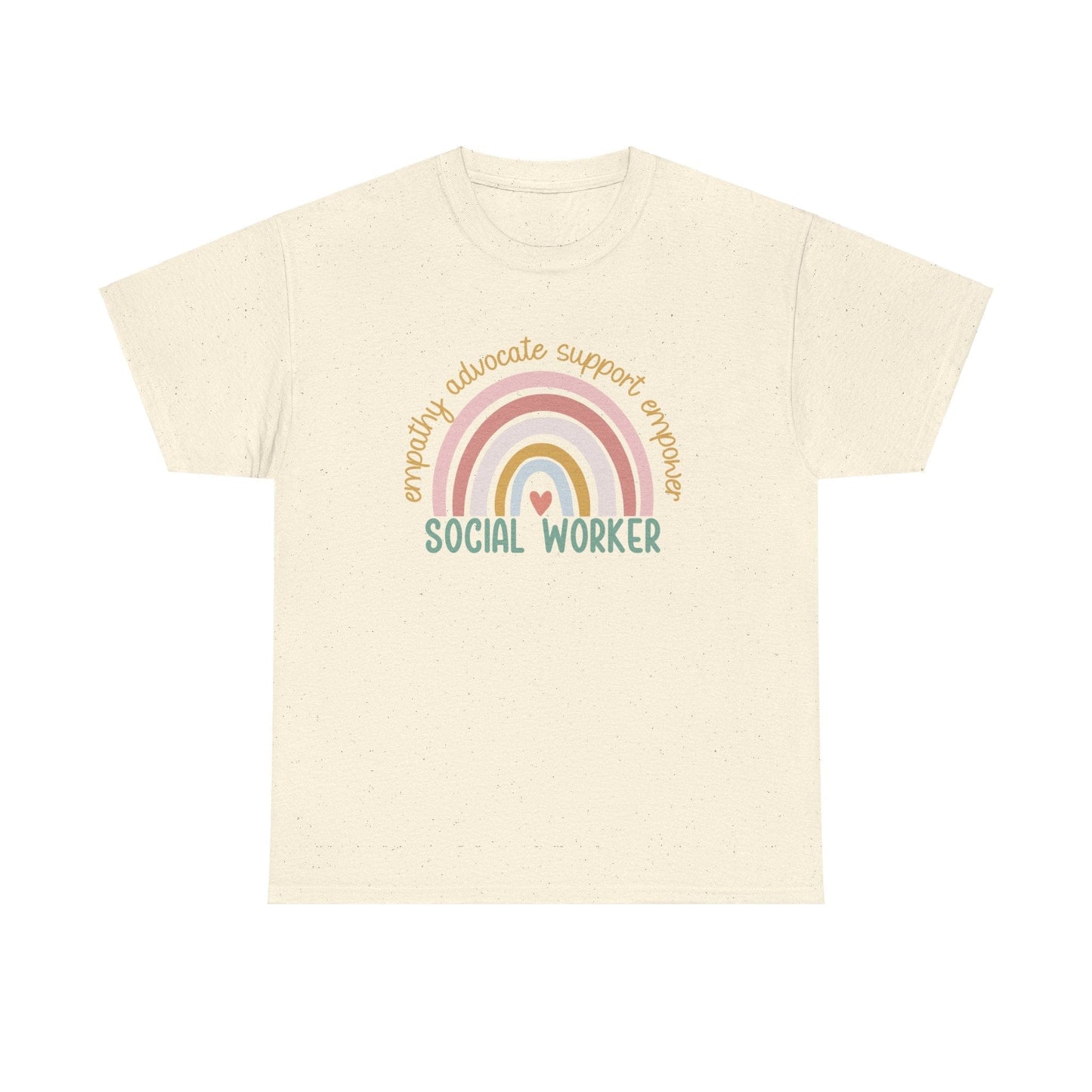 Ink and Charms Designs T-Shirt Natural / S Empathy Advocate Social Worker Unisex Tee