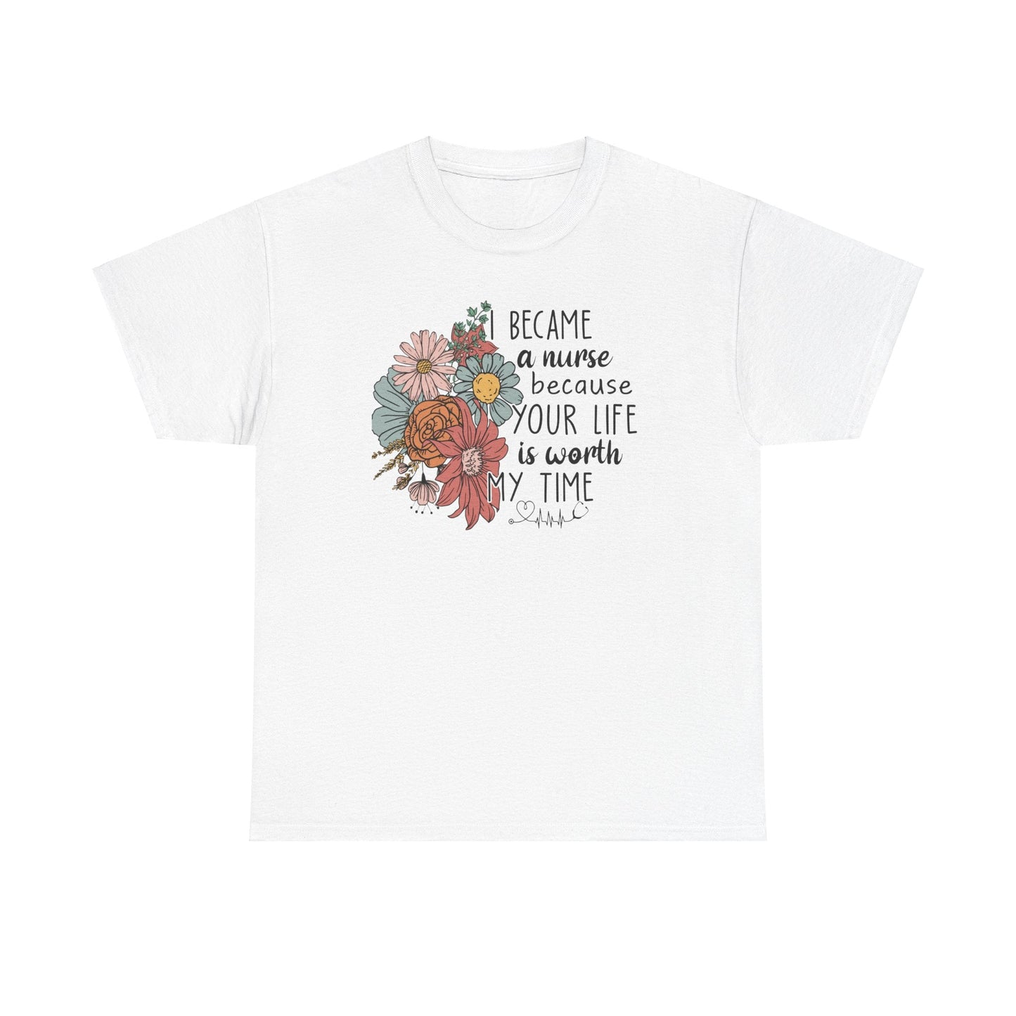 Ink and Charms Designs T-Shirt Nurse Tee - I Became a Nurse Design