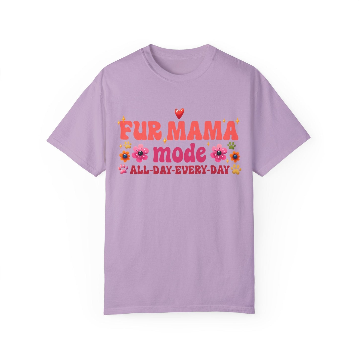 Printify T-Shirt Orchid / S Fur Mama Mode T-Shirt