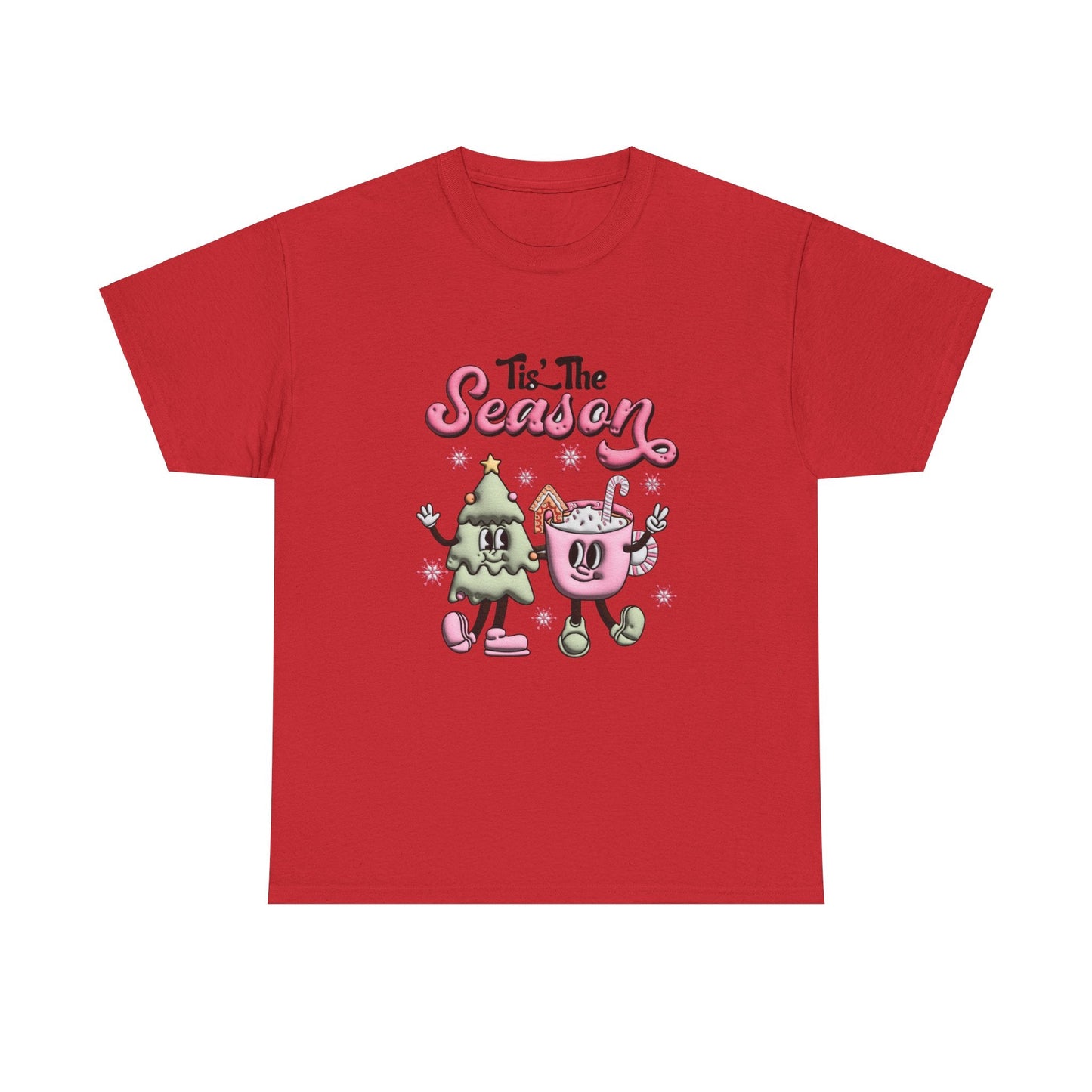 Ink and Charms Designs T-Shirt Red / S Christmas Hot Cocoa Unisex Tee