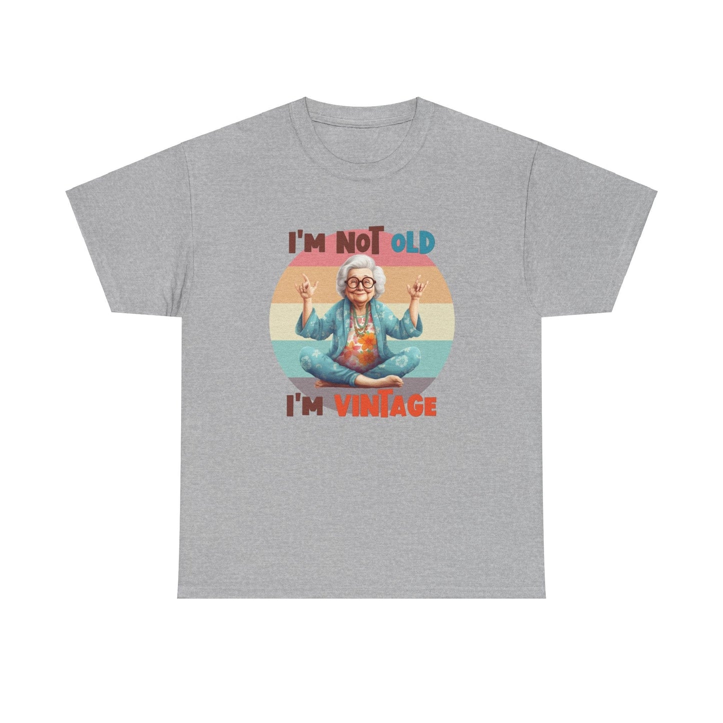Ink and Charms Designs T-Shirt Sport Grey / S Vintage Women's Tee - I am not old, I am vintage funny shirt