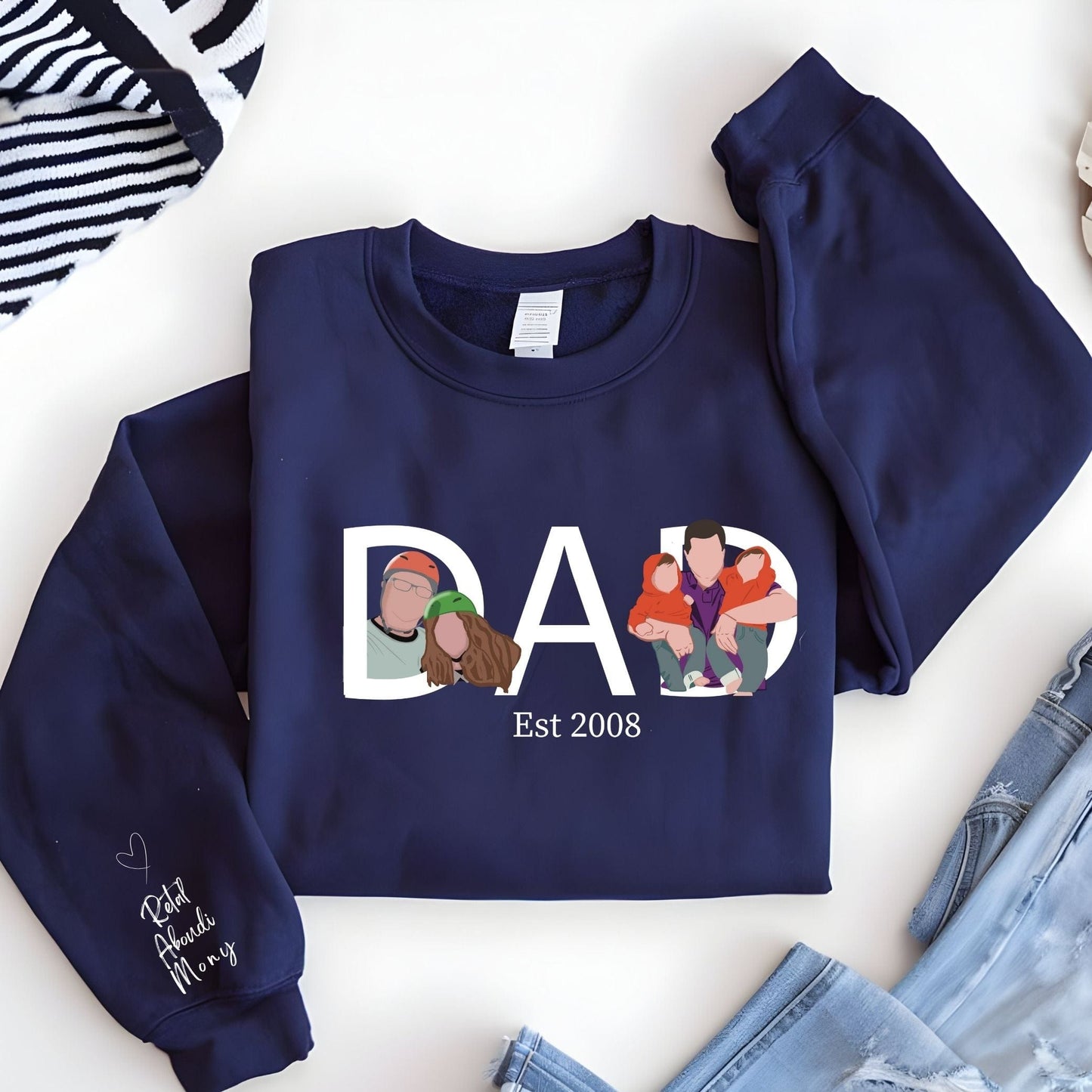 Ink and Charms Designs T-Shirt Two-Image Portrait T-Shirt (Dynamic Duo)