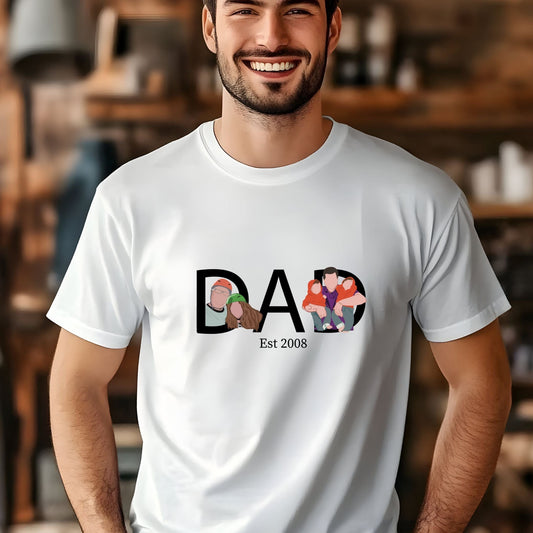 Ink and Charms Designs T-Shirt Two-Image Portrait T-Shirt (Dynamic Duo)