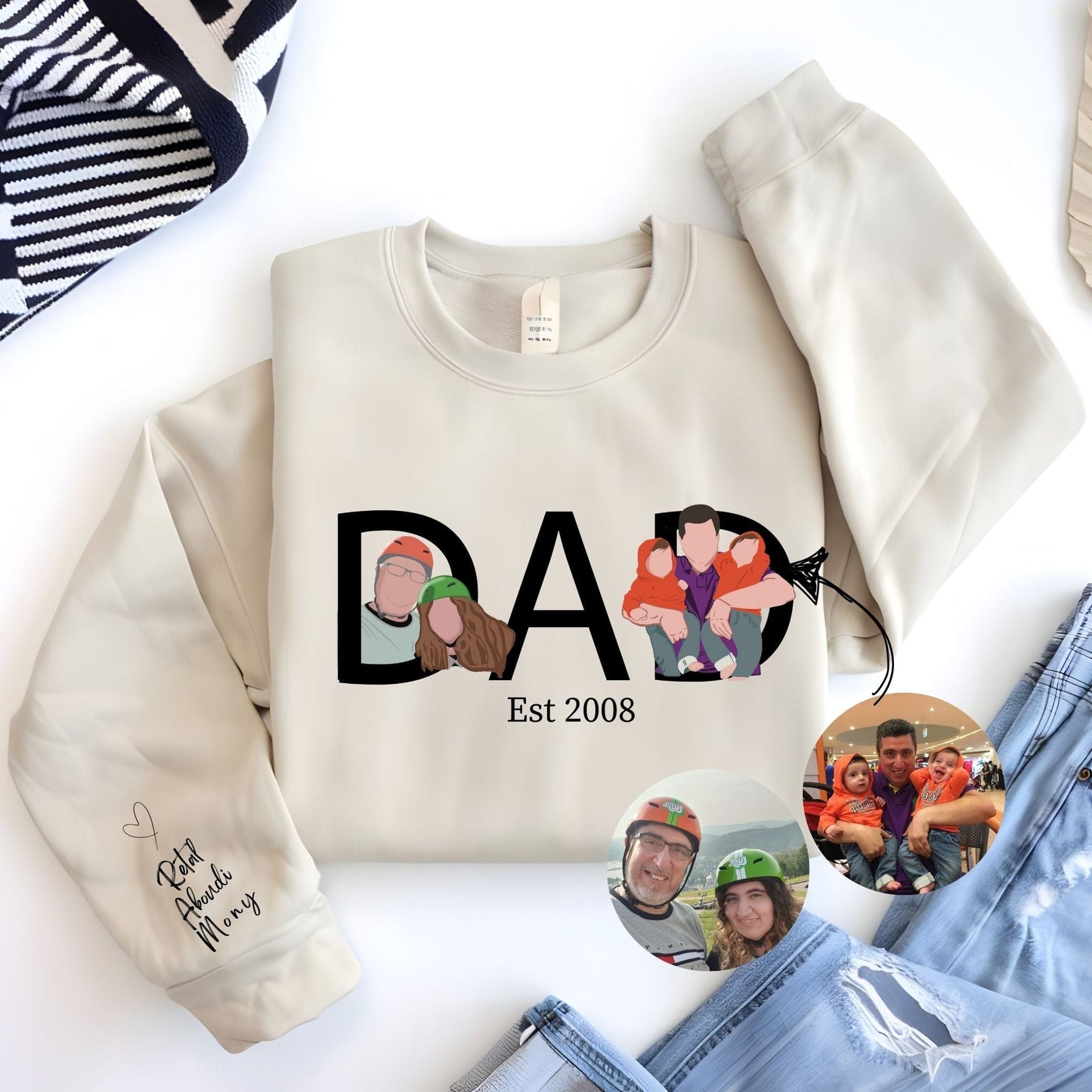 Ink and Charms Designs T-Shirt Two-Image Portrait T-Shirt (Dynamic Duo)