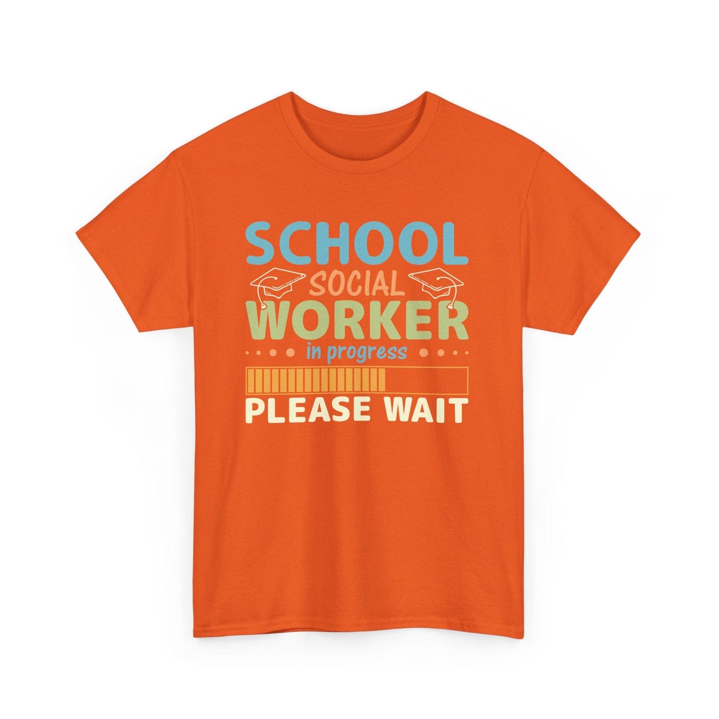 Ink and Charms Designs T-Shirt Unisex Heavy Cotton Tee - School Social Worker in progress