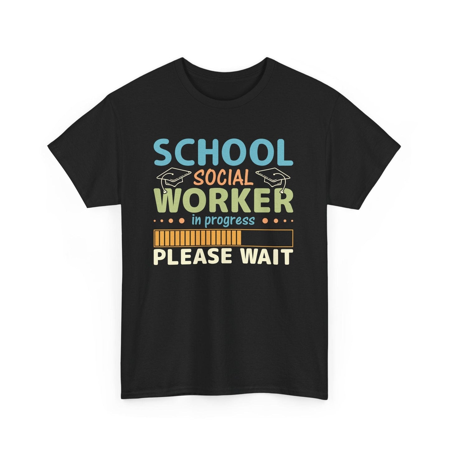 Ink and Charms Designs T-Shirt Unisex Heavy Cotton Tee - School Social Worker in progress