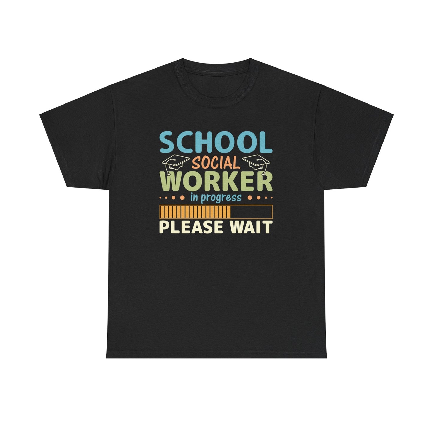 Ink and Charms Designs T-Shirt Unisex Heavy Cotton Tee - School Social Worker in progress