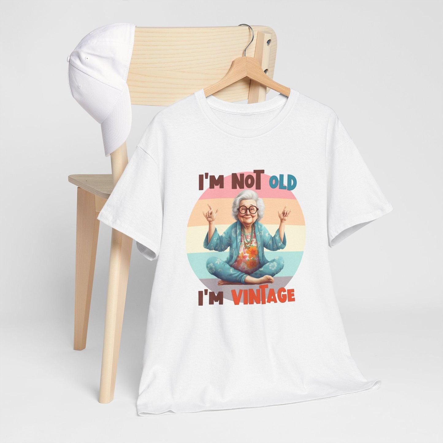 Ink and Charms Designs T-Shirt Vintage Women's Tee - I am not old, I am vintage funny shirt