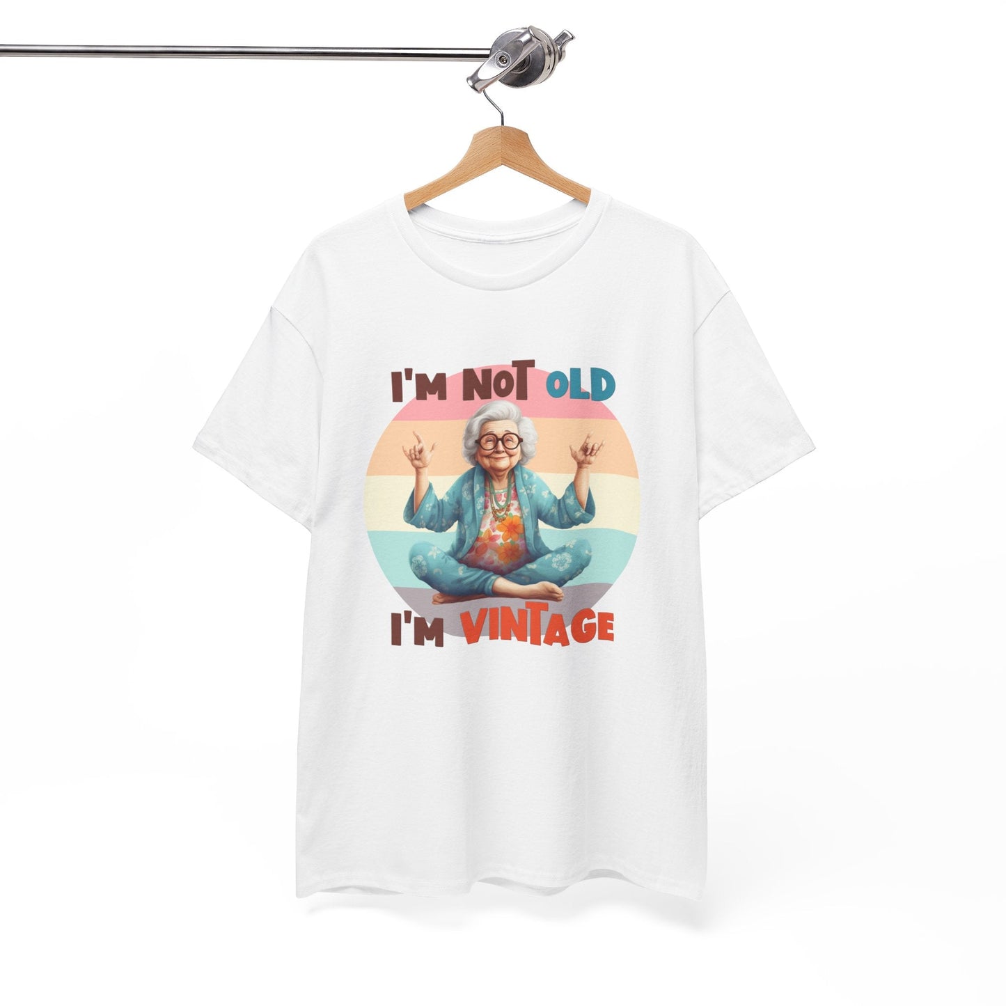 Ink and Charms Designs T-Shirt Vintage Women's Tee - I am not old, I am vintage funny shirt