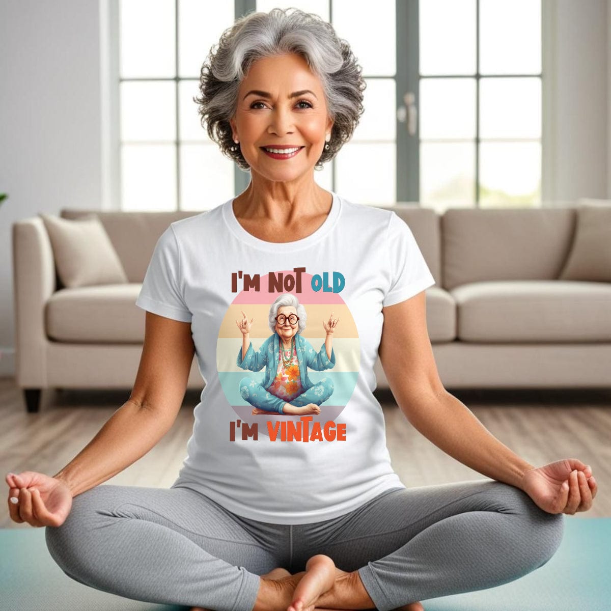 Ink and Charms Designs T-Shirt Vintage Women's Tee - I am not old, I am vintage funny shirt