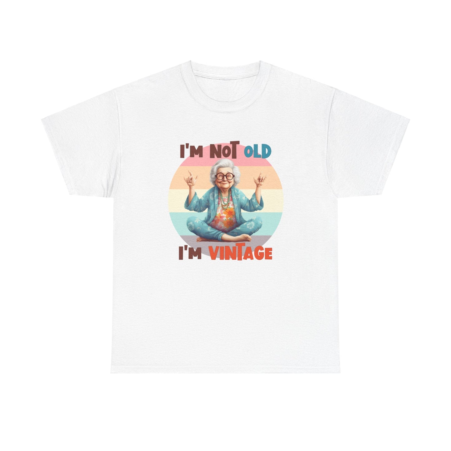 Ink and Charms Designs T-Shirt White / S Vintage Women's Tee - I am not old, I am vintage funny shirt
