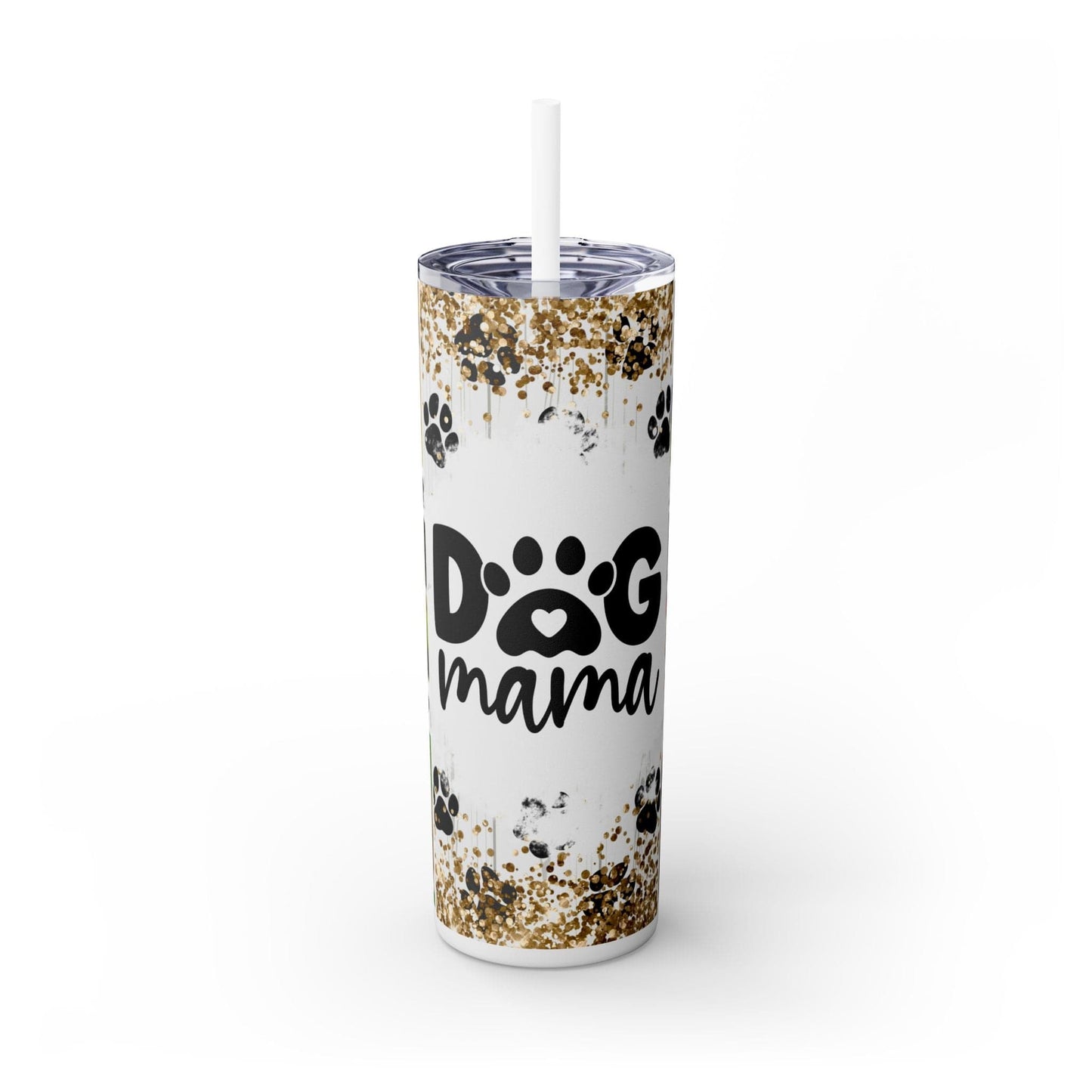 Ink and Charms Designs Tumbler 20oz white glossy tumbler Tumbler with Dog Photos for Dog Lovers