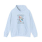 Ink and Charms Designs Hoodie Light Blue / S Hooded Sweatshirt Mom to Be Funny Christmas Pregnancy Announcement