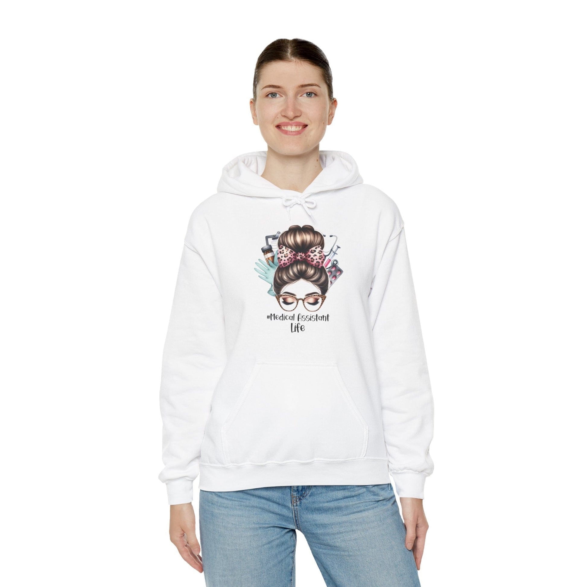 Ink and Charms Designs Hoodie Medical Assistant Hoodie - Heavy Blend™ Sweatshirt