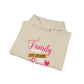 Ink and Charms Designs Hoodie Unisex Heavy Blend™ Family Hooded Sweatshirt - Family where life begins and love never ends