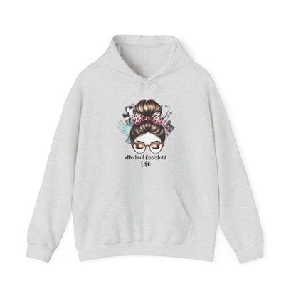 Ink and Charms Designs Hoodie Ash / S Medical Assistant Hoodie - Heavy Blend™ Sweatshirt