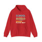 Ink and Charms Designs Hoodie Hooded Sweatshirt School Social Worker in Progress