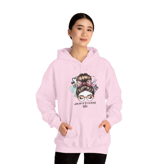 Ink and Charms Designs Hoodie Light Pink / S Medical Assistant Hoodie - Heavy Blend™ Sweatshirt