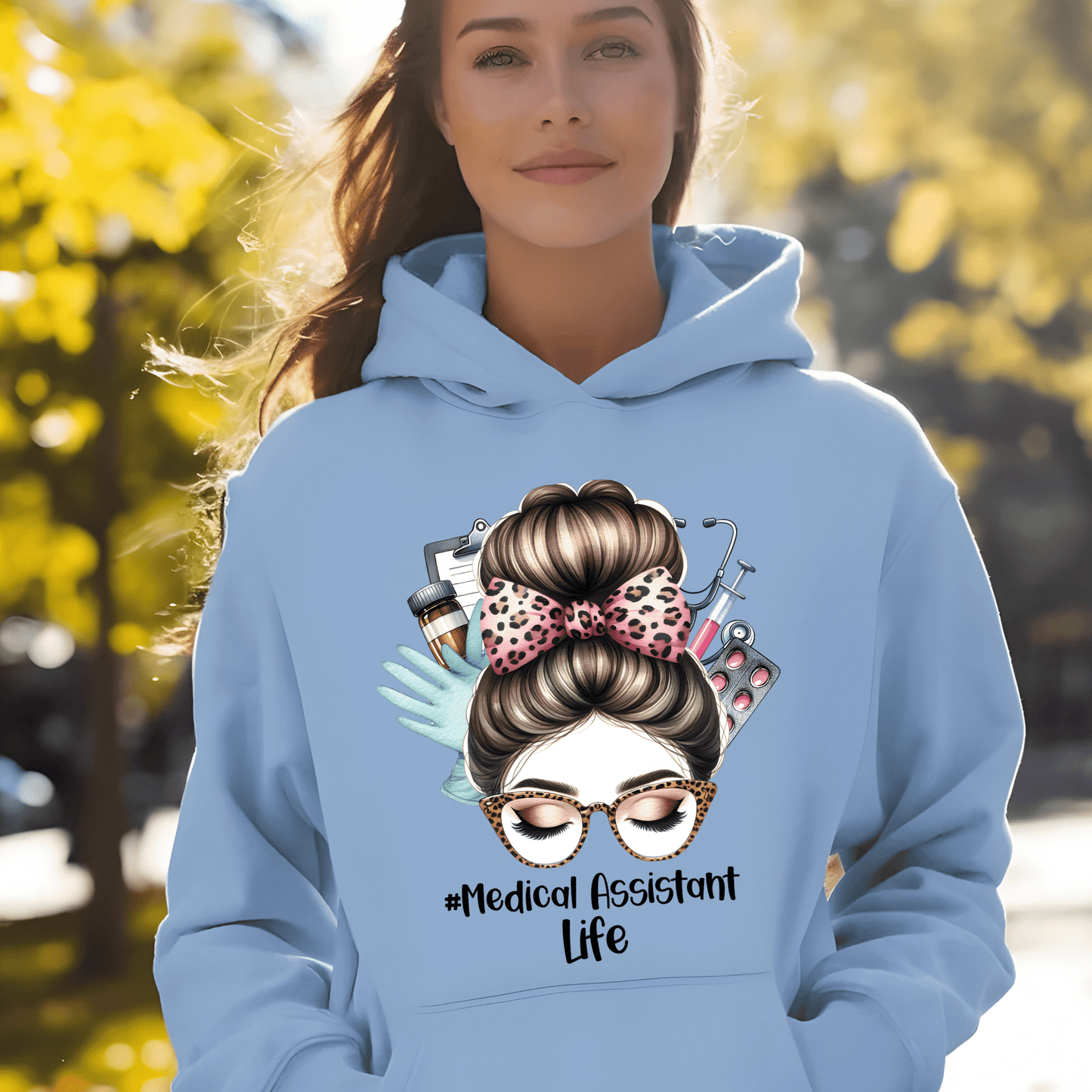 Ink and Charms Designs Hoodie Medical Assistant Life Hoodie