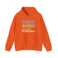 Ink and Charms Designs Hoodie Orange / S Hooded Sweatshirt School Social Worker in Progress