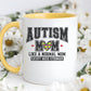 Ink and Charms Designs Mug Autism Mom ceramic mug  (11, 15oz)