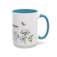 Ink and Charms Designs Mug Mug Sip Smile Bloom Plant Coffee Mug (11, 15oz)