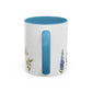 Ink and Charms Designs Mug Mug Sip Smile Bloom Plant Coffee Mug (11, 15oz)
