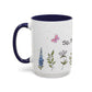 Ink and Charms Designs Mug Mug Sip Smile Bloom Plant Coffee Mug (11, 15oz)