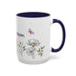 Ink and Charms Designs Mug Mug Sip Smile Bloom Plant Coffee Mug (11, 15oz)