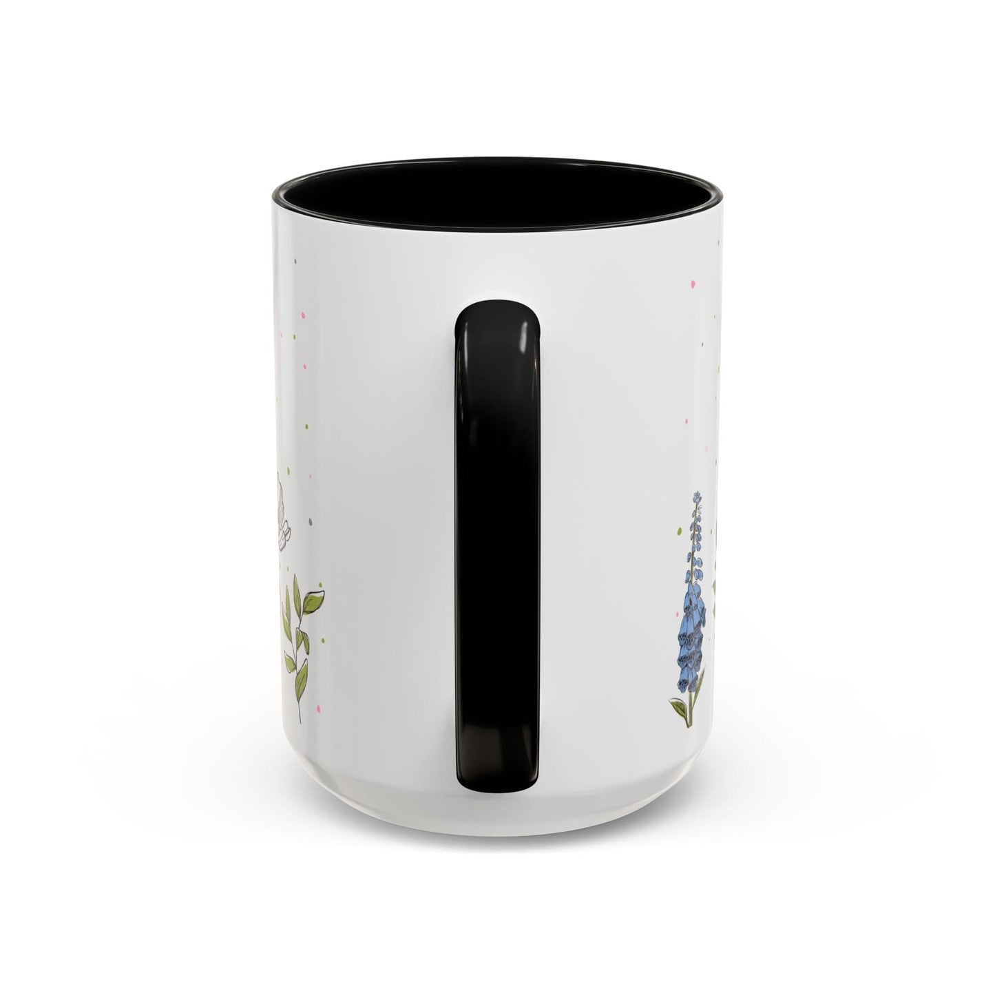 Ink and Charms Designs Mug Mug Sip Smile Bloom Plant Coffee Mug (11, 15oz)