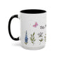 Ink and Charms Designs Mug Mug Sip Smile Bloom Plant Coffee Mug (11, 15oz)