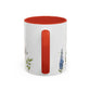 Ink and Charms Designs Mug Mug Sip Smile Bloom Plant Coffee Mug (11, 15oz)