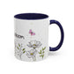 Ink and Charms Designs Mug Mug Sip Smile Bloom Plant Coffee Mug (11, 15oz)