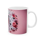 Ink and Charms Designs Mug 🌸 Personalized Floral Letter Mug 🌸, (11oz, 15oz)