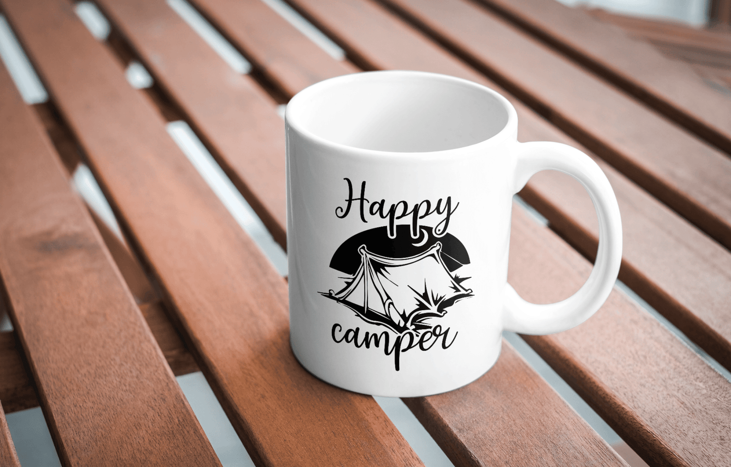 Ink and Charms Designs Mugs ⛺️🌲 Happy Campers, Made for the Mountains! 🌲⛺️-Mug