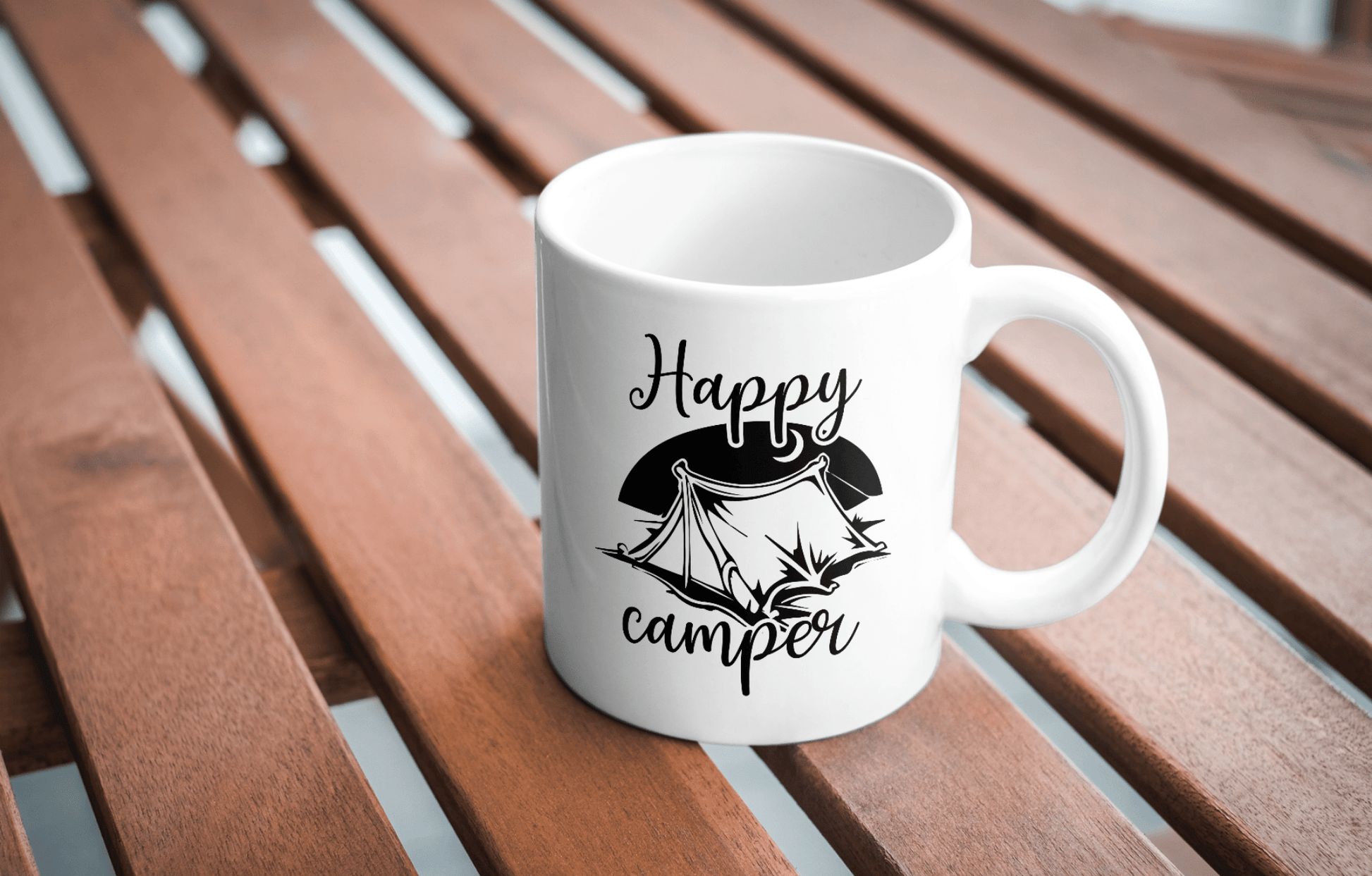 Ink and Charms Designs Mugs ⛺️🌲 Happy Campers, Made for the Mountains! 🌲⛺️-Mug