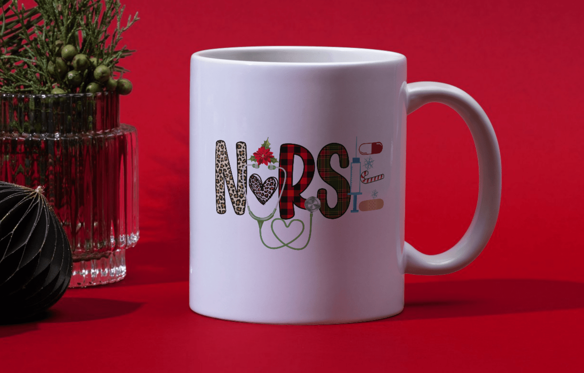 Ink and Charms Designs Mugs Mugs-Christmas designs