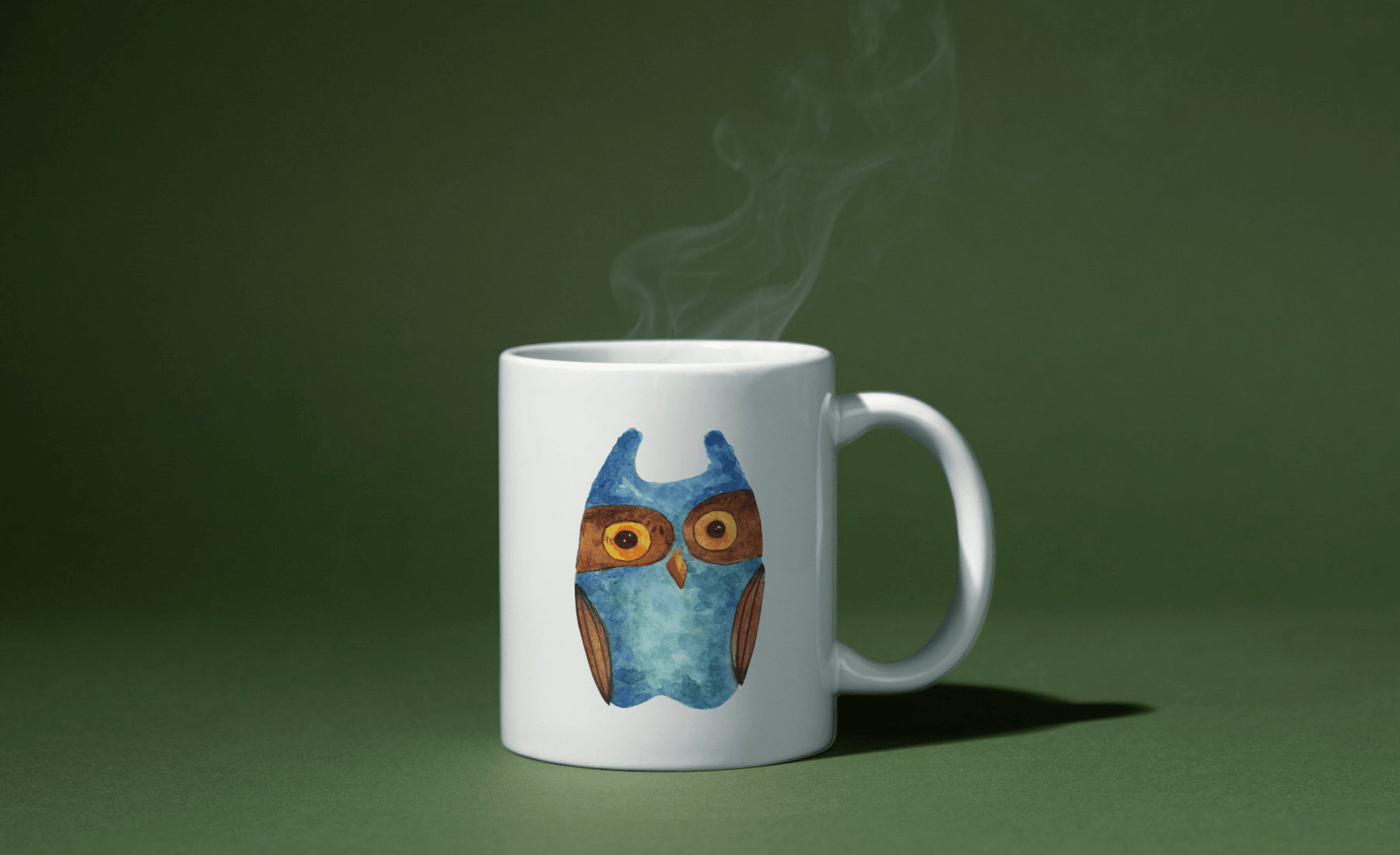 Ink and Charms Designs Mugs Owl Mug