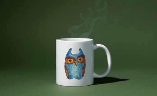 Ink and Charms Designs Mugs Owl Mug