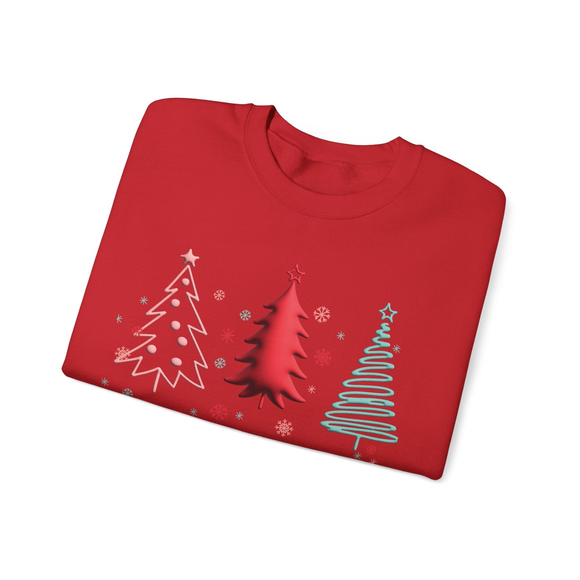 Ink and Charms Designs Sweatshirt Christmas Joy Unisex Sweatshirt with Sleeve Print