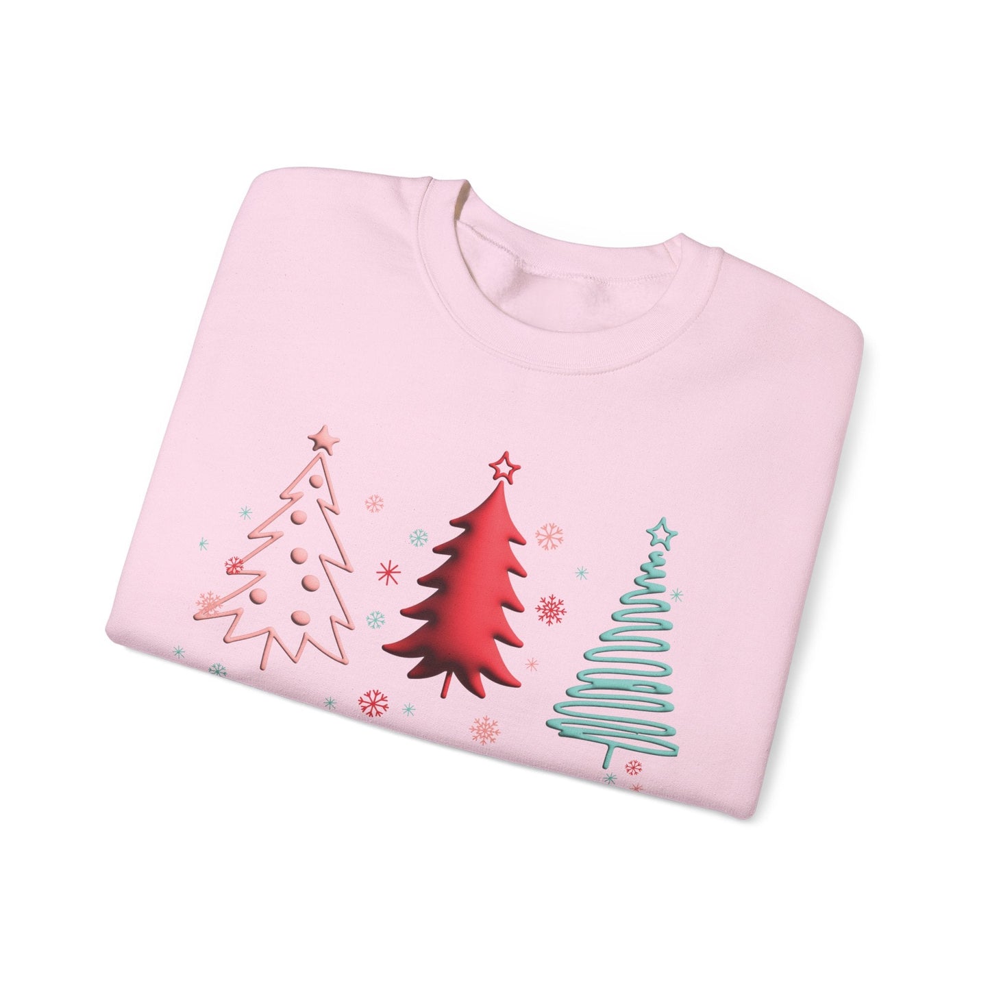 Ink and Charms Designs Sweatshirt Christmas Joy Unisex Sweatshirt with Sleeve Print