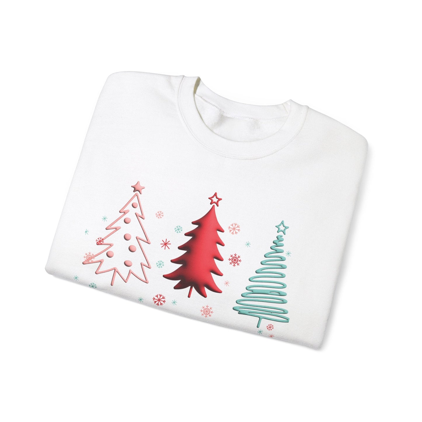 Ink and Charms Designs Sweatshirt Christmas Joy Unisex Sweatshirt with Sleeve Print