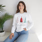 Ink and Charms Designs Sweatshirt Christmas Joy Unisex Sweatshirt with Sleeve Print