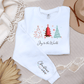 Ink and Charms Designs Sweatshirt Christmas Joy Unisex Sweatshirt with Sleeve Print
