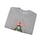 Ink and Charms Designs Sweatshirt Christmas Tree Bow Crewneck Sweatshirt
