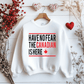 Ink and Charms Designs Sweatshirt "HAVE NO FEAR, THE CANADIAN IS HERE" Apparel Collection: Wear Your Canadian Pride with Strength!