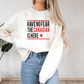Ink and Charms Designs Sweatshirt "HAVE NO FEAR, THE CANADIAN IS HERE" Apparel Collection: Wear Your Canadian Pride with Strength!