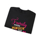 Ink and Charms Designs Sweatshirt Heavy Blend™ Crewneck Sweatshirt  features family love