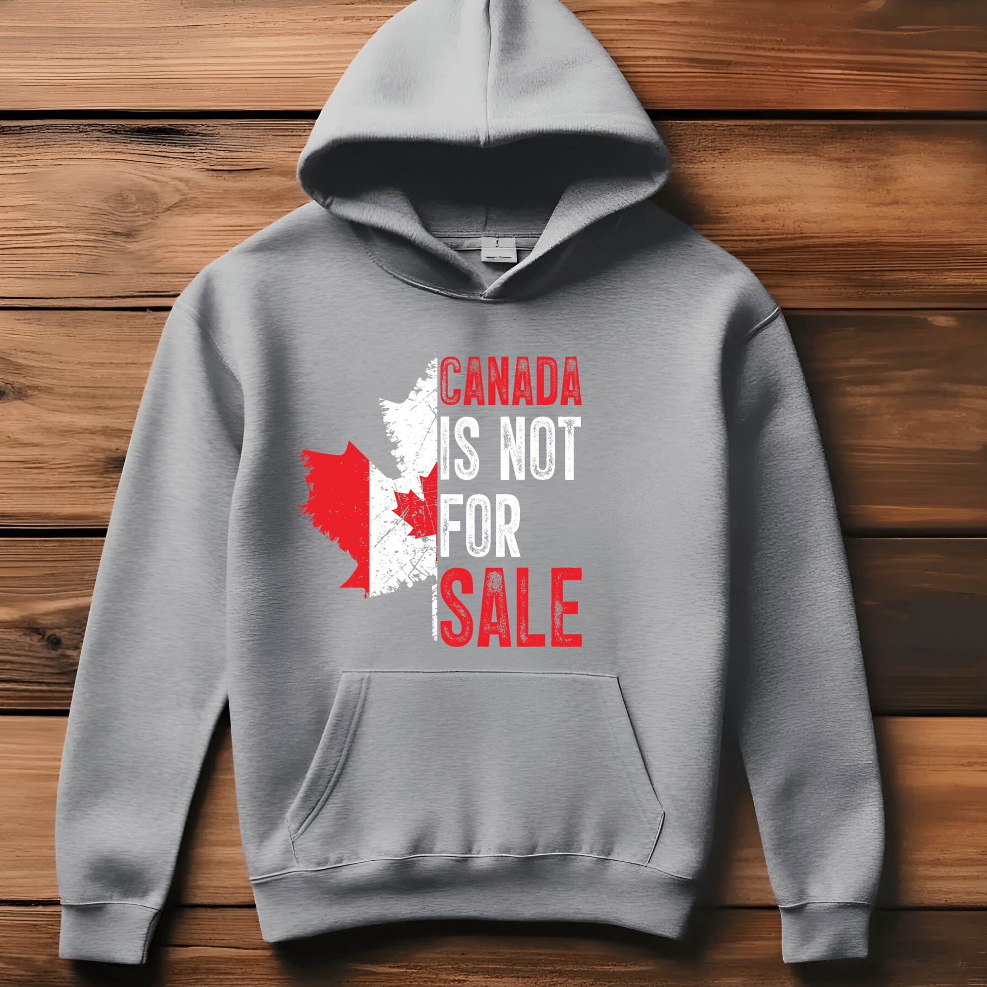 Ink and Charms Designs Sweatshirt Hoodie / White / S Proudly Canadian Collection: CANADA STRONG - Wear Your Unwavering Support!