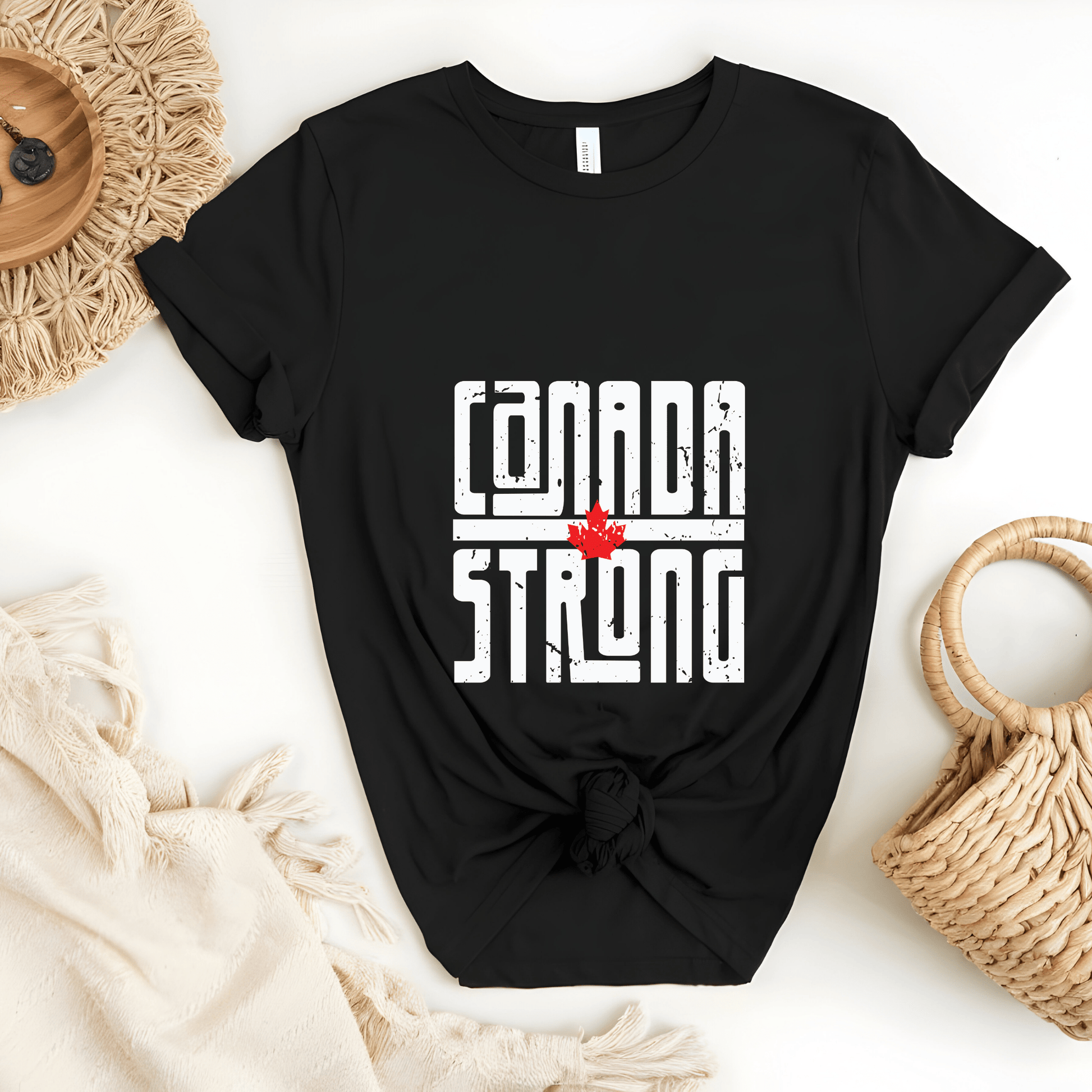 Ink and Charms Designs Sweatshirt Proudly Canadian Collection: CANADA STRONG - Wear Your Unwavering Support!